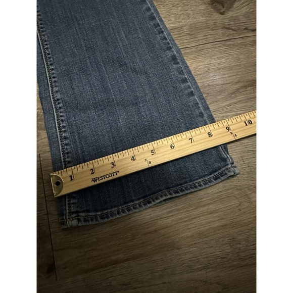 American Eagle Jeans Womens 4 Blue Artist Bootcut Low Rise Stretch Y2K - Picture 5 of 9